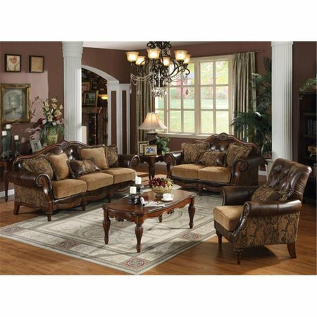 ACME FURNITURE INDUSTRY Dreena Bonded Leather Sofa with Five Pilllows 5495